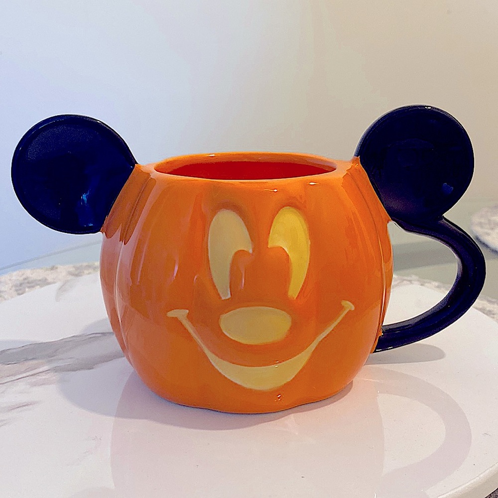 Disney - Halloween - Mickey Jack O Lantern Pumpkin Ceramic Mug
